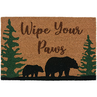 Bear & Cub Coir Doormat