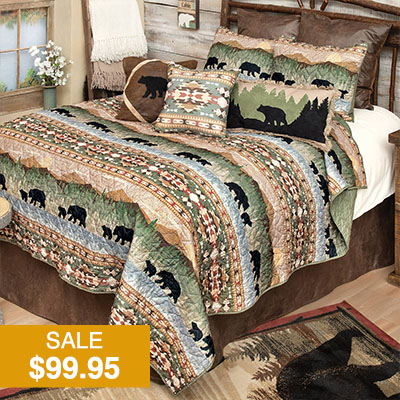 Bear Sunrise Quilt Bedding Collection
